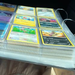 Pokemon Cards with folder