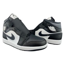 Nike Air Jordan 1 Mid Black Size 11 13 Mens Off Noir Summit White Deadstock