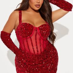 Valentines Dress Size L/XL