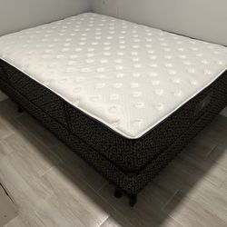 New Full Mattress And Box Spring 2pc Bed Frame Is Not Included 