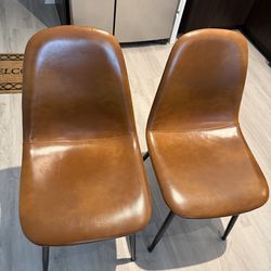 Mainstays Dining Chairs, Set of 4, Dark Brown Color for Indoor