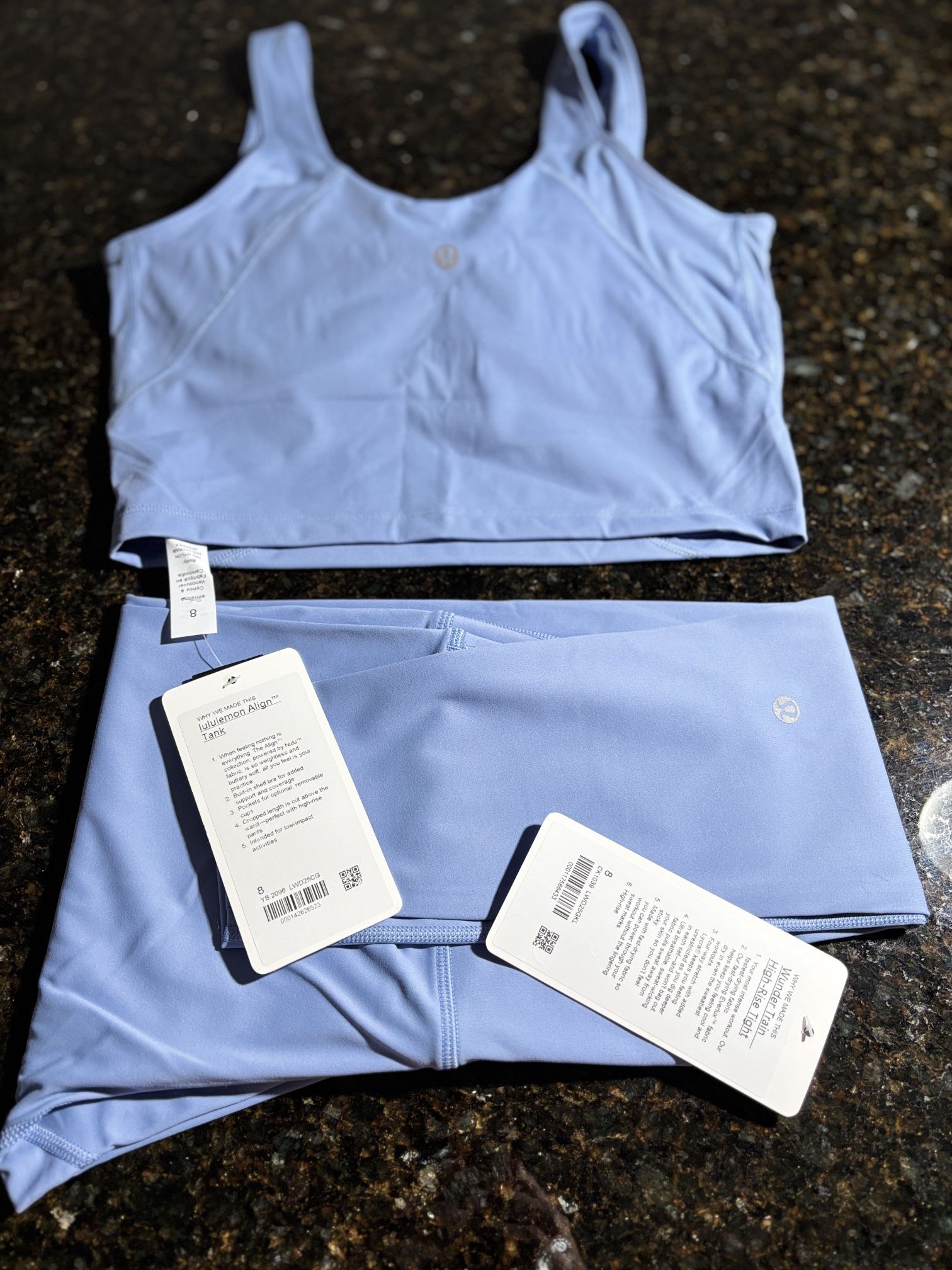 Lululemon Set New Size 8 Powder Blue