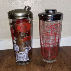 Vintage Glass Shakers 