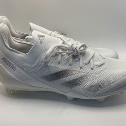 Adizero White And Silver 10.5