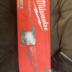 Milwaukee 11 Amp Corded 4-1/2 in. Small Angle Grinder with Lock-On Paddle Switch
