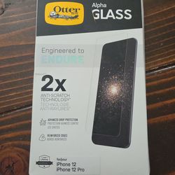 OTTERBOX Alpha Glass Screen Protector for Apple iPhone 12/12 Pro