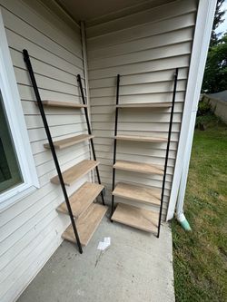 Set of 3 - entertainment + 2 book shelves