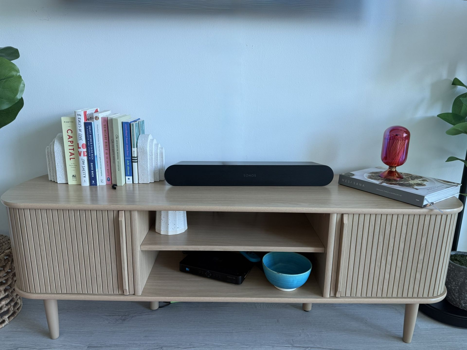 Oak 55" TV Stand