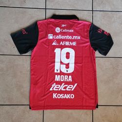 2026 Club Tijuana Xolos #19 Mora Home Jersey - Men's Size Large