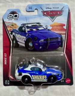 Disney Pixar Cars 20th Anniversary Mike 07 Sheriff – New Sealed