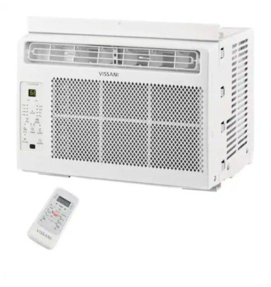 Vissani
6,000 BTU 115-Volt Window Air Conditioner for 250 sq. ft. Rooms with Remote in White