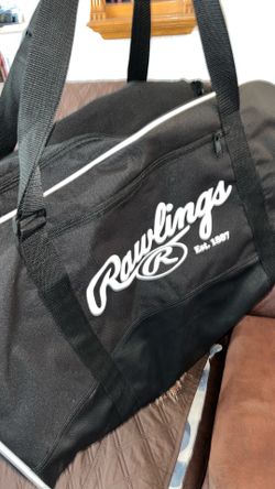 Rawlings Covert Duffel Bag Equipment Baseball Softball Black $40