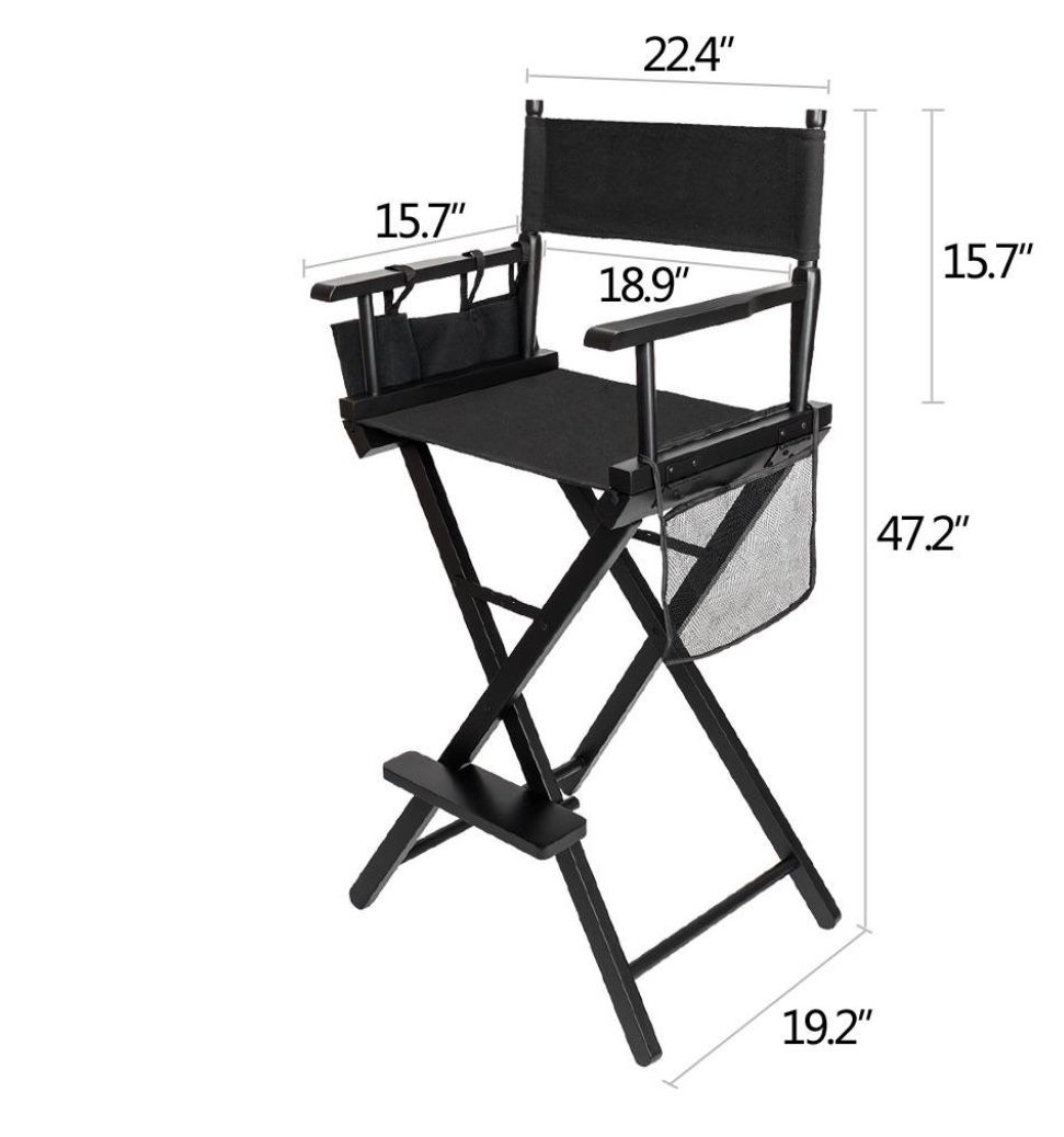 Make-up/Director Chair, Set Of 2