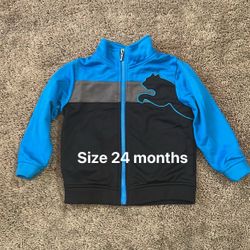 Infant Toddler Boy Puma Sweater Size 24 Months 
