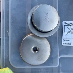 Moen T90331AN Tub Drain Kit with Push-N-Lock Drain Assembly, Brushed Nickel