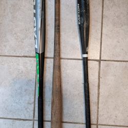 Three Baseball Bats