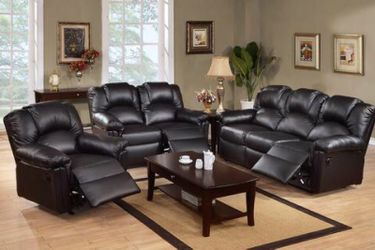 3pc recliner sofa set
