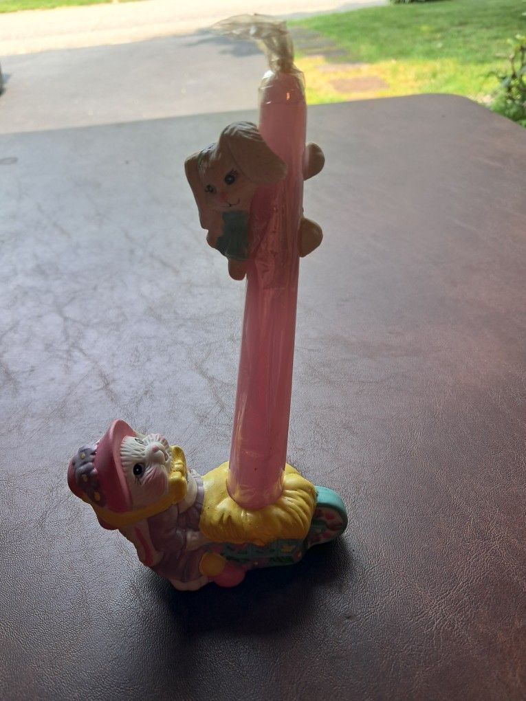 Vintage easter candle