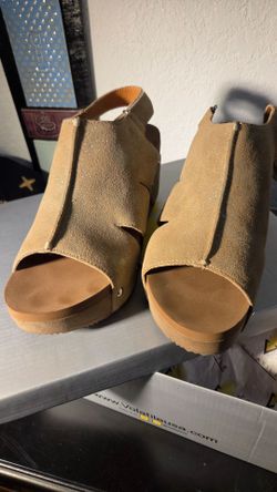Volatile USA Suede Wedge Sandals