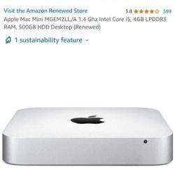 Apple Mac Mini MGEM2LL/A 1.4 Ghz Intel Core i5, 4GB LPDDR3 RAM, 500GB HDD Desktop