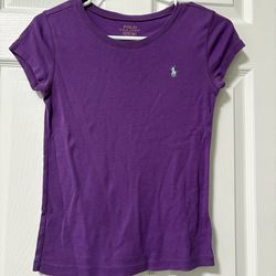 Kids L (12-14) Polo Ralph Lauren purple shirt