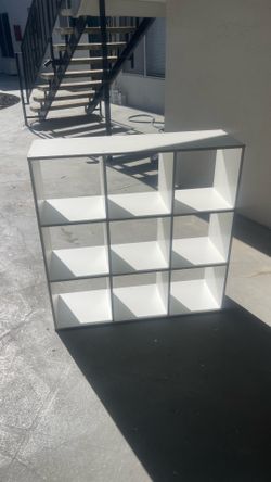 9 section Cube Organizer white