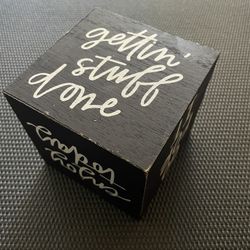 MOTIVATIONAL BLOCK - RUSTIC