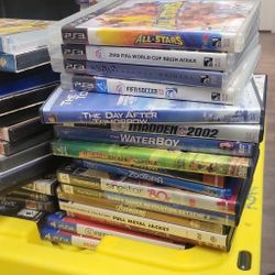 Lot of PS2, PS3, and Blue-ray Movies 