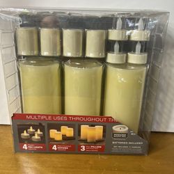 11 Flameless Led Wax Plastic Candles
