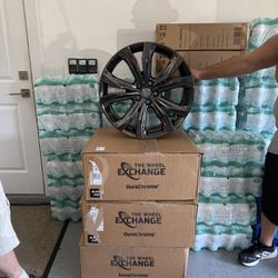 20” Lexus RX350 RX450 Wheel Rims Black Chrome PVD Set of 4-OEM 74338 5x114.3 