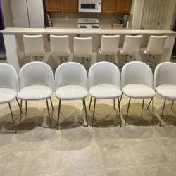 Tufted Velvet Dining Chair 