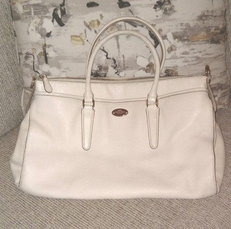 Coach Pebbled Leather Handbag