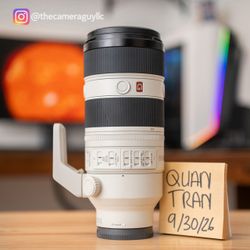 Sony 70-200mm gm II lens