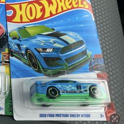 💚Shelby Mustang 500 Green And Red❤️ Hot Wheels 