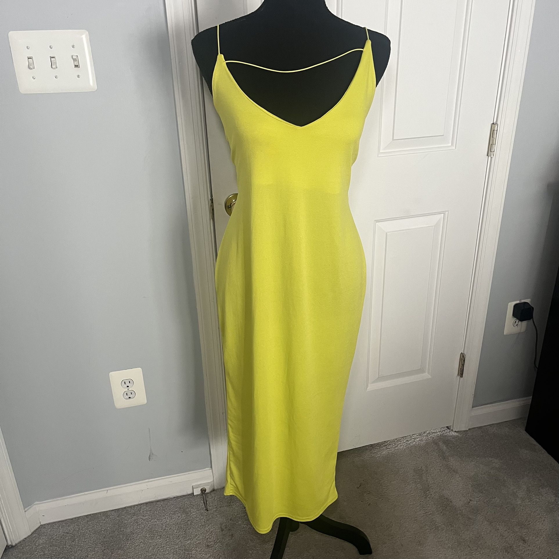 Neon Yellow Dress 