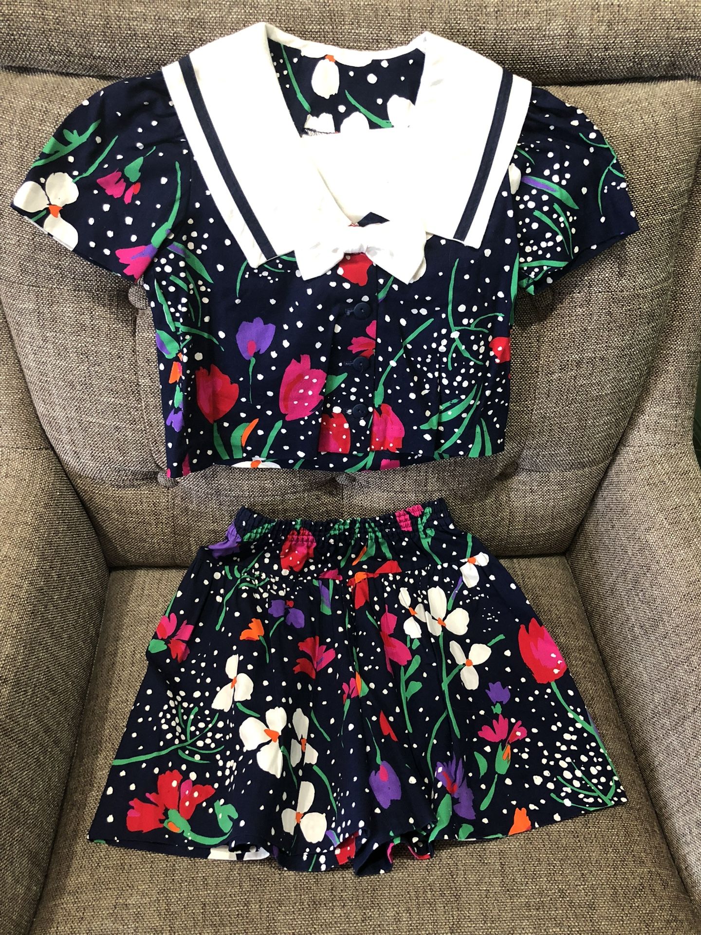 Peaches ‘n Cream Girls Two Piece Outfit Size 6