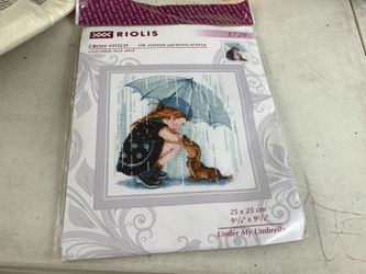 Cross Stitch Kit #1720 Under My Umbrella New