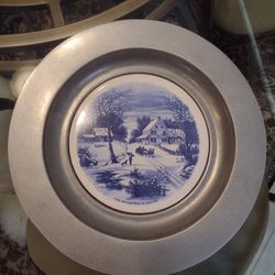 Decorative Plate By H & R Johnson, Made In England 