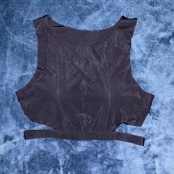 Reversible Sports Bra with Cutouts