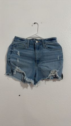 Hollister blue denim shorts ~ high rise