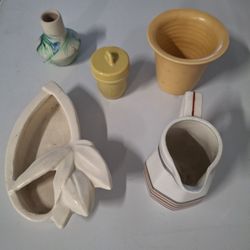 antique signed ceramic pottery,  new condition 