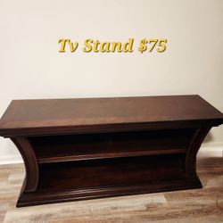 Cherry Wood Tv Stand 