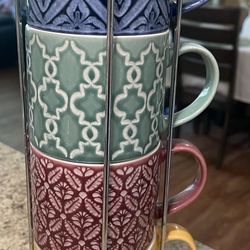 Stackable Coffee Mug Set 