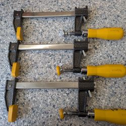 3 Columbian Sumo-Grip Plastic Handle Bar Clamps