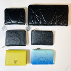 Tiffany & Co Leather Wallets and Cardholder - BRAND NEW
