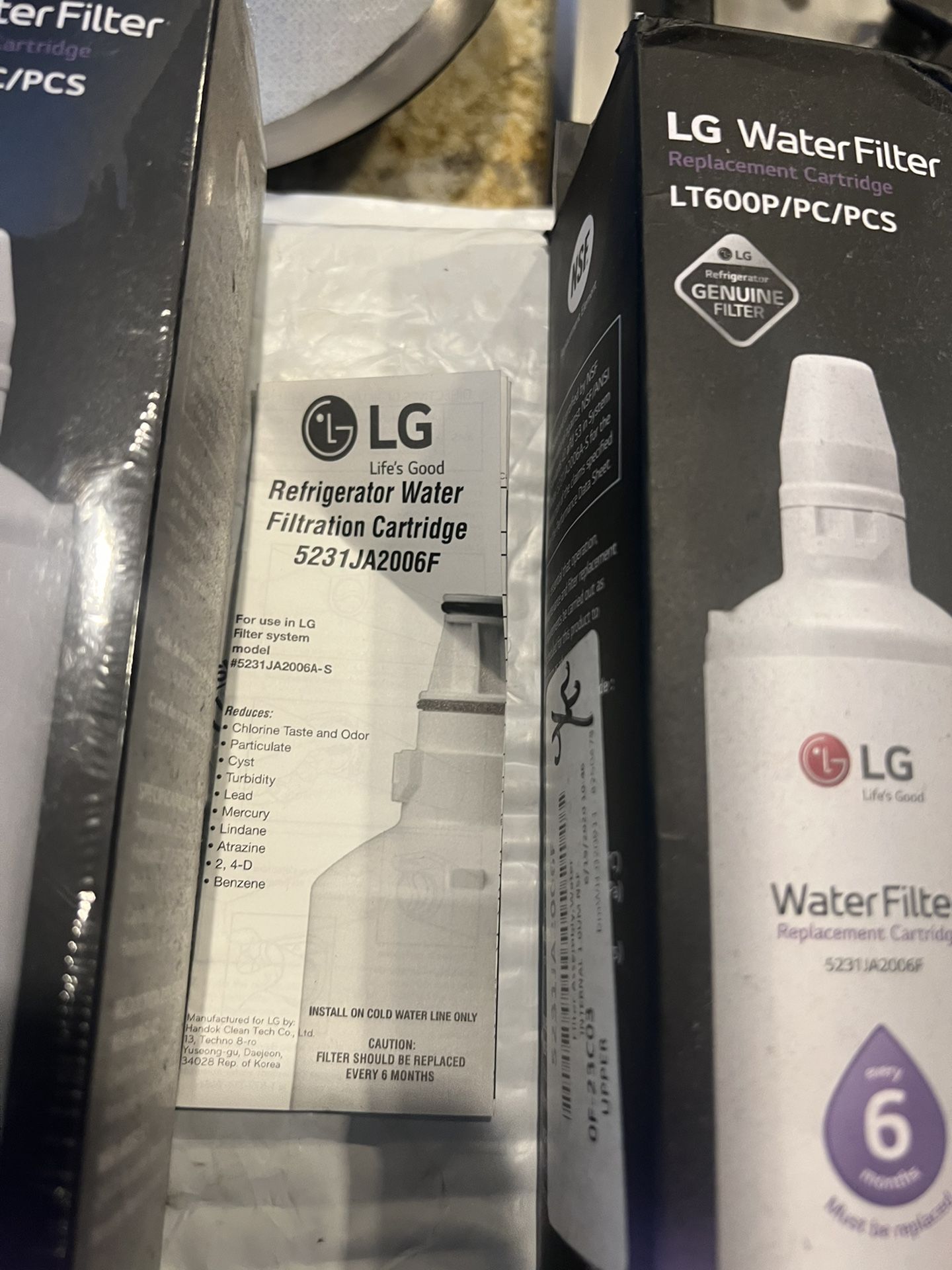 5 LG WATER FILTER LT600/pc/pcs