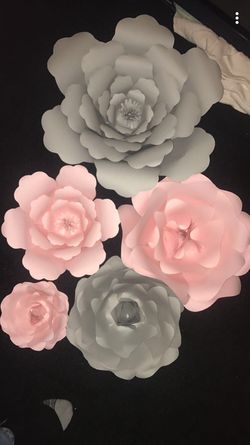 Paper flowers