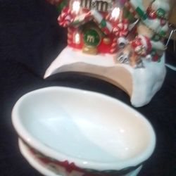 Vintage M And M. House Lighted,