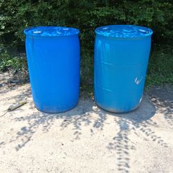 Blue Barrels