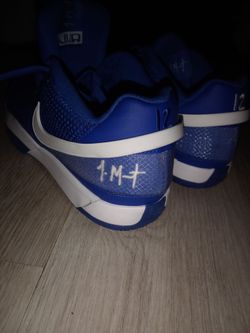 Nike JA 1 TB 'Game Royal' basketball shoes in blue and white